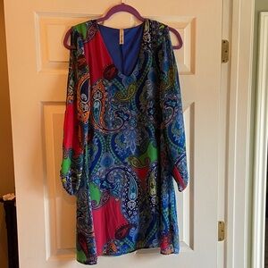 Colorful Paisley Women's Dress